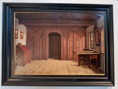Interior of a North Frisian Farmhouse by Carl Ludwig Jessen